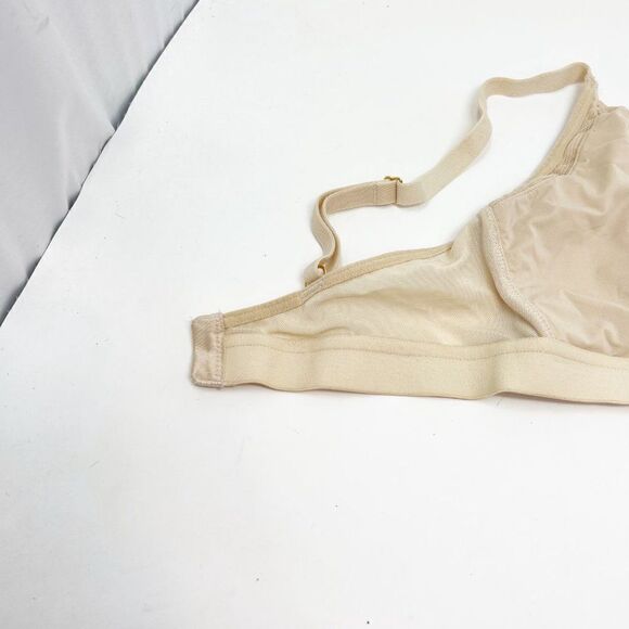 Lively Womens Beige Adjustable Strap Hook & Eye Wireless T Shirt Size 2 - Picture 3 of 6